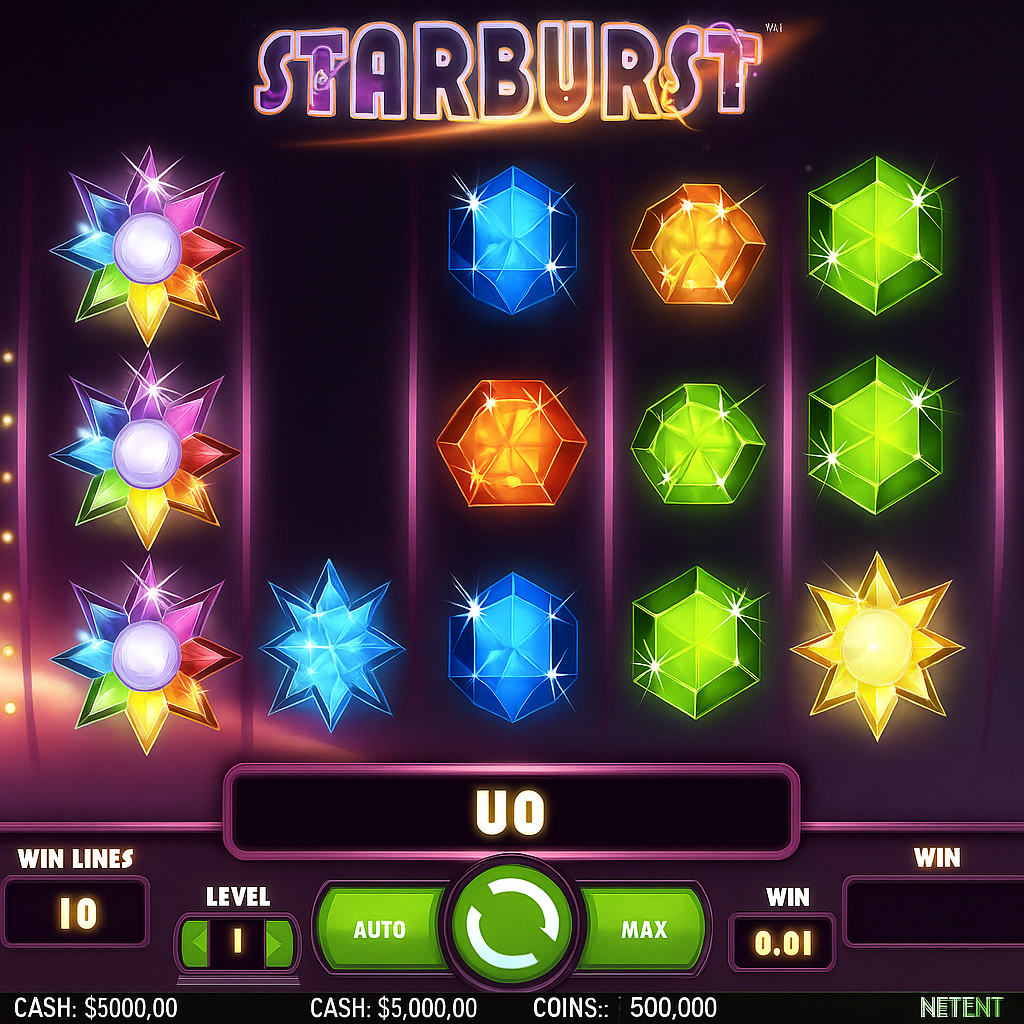 TurboWins - Starburst Slot Game - Online Casino