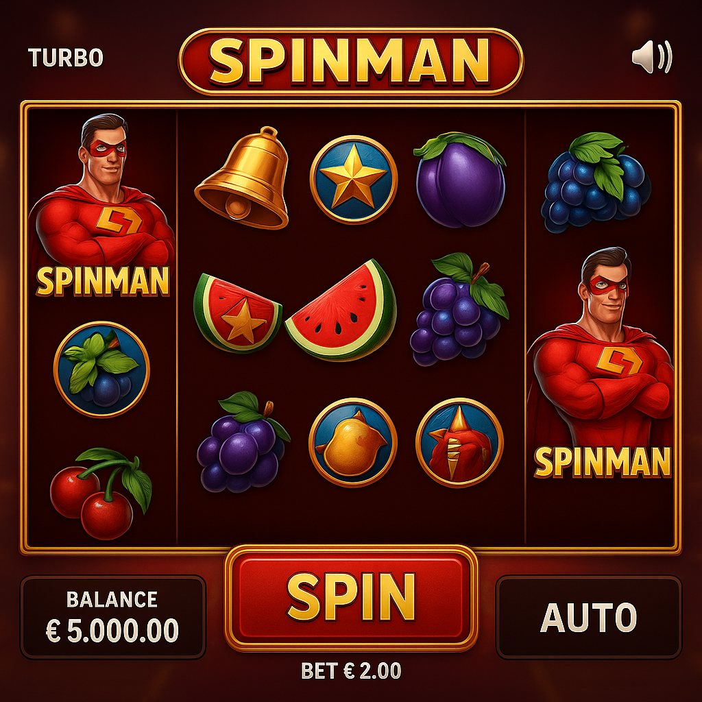 TurboWins - Spinman Slot Game
